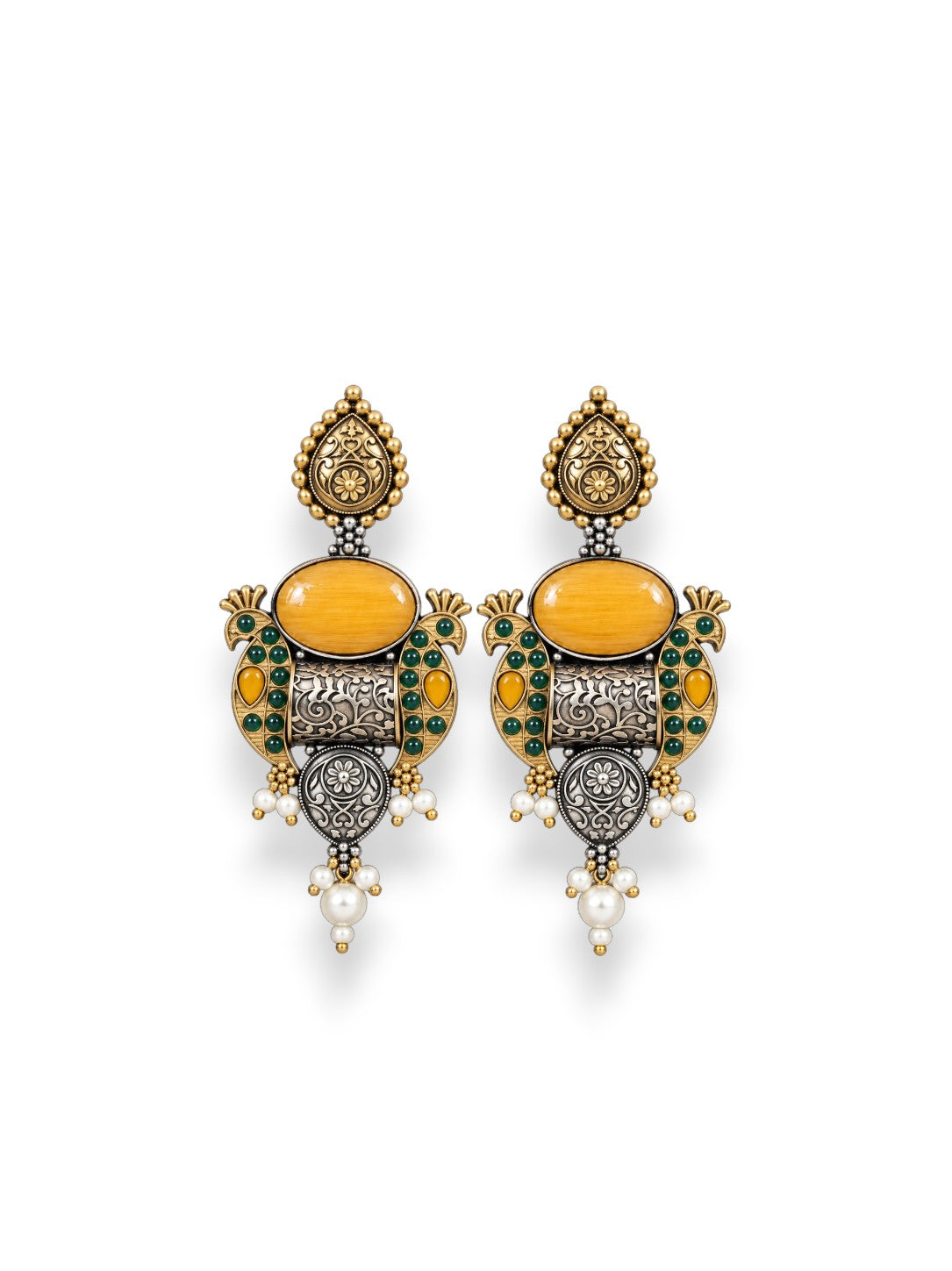 BAISA EARRINGS-YELLOW