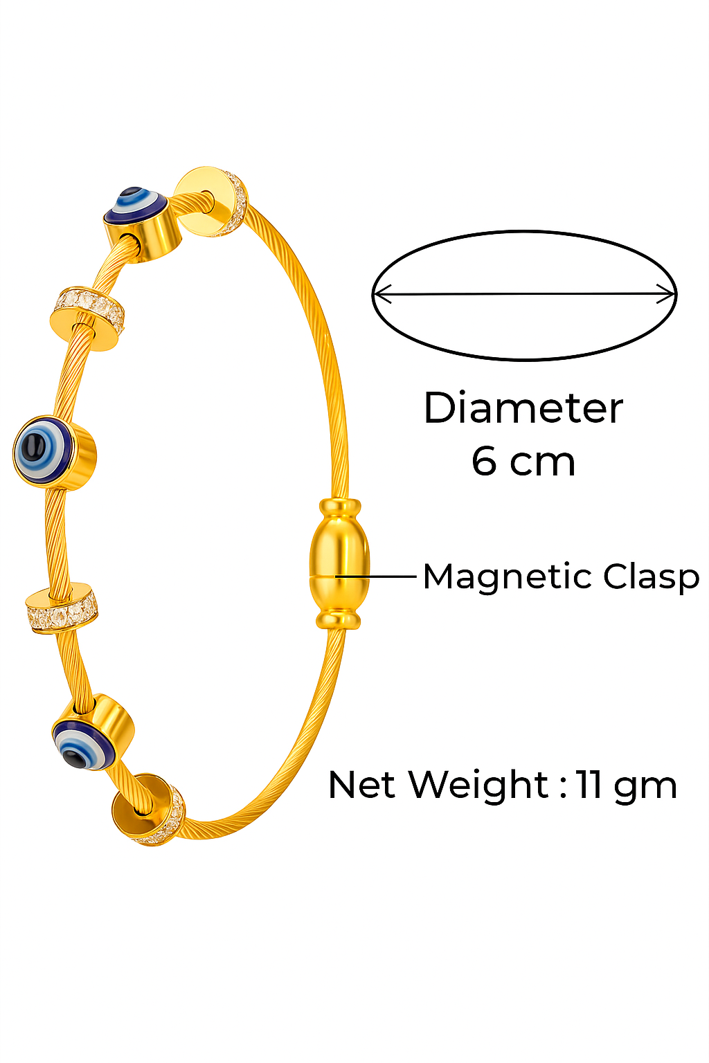 18k Gold Plated Nazariya Luxe