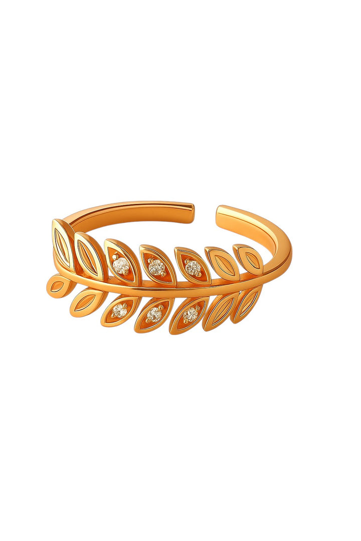 Aurelia Leaf Ring