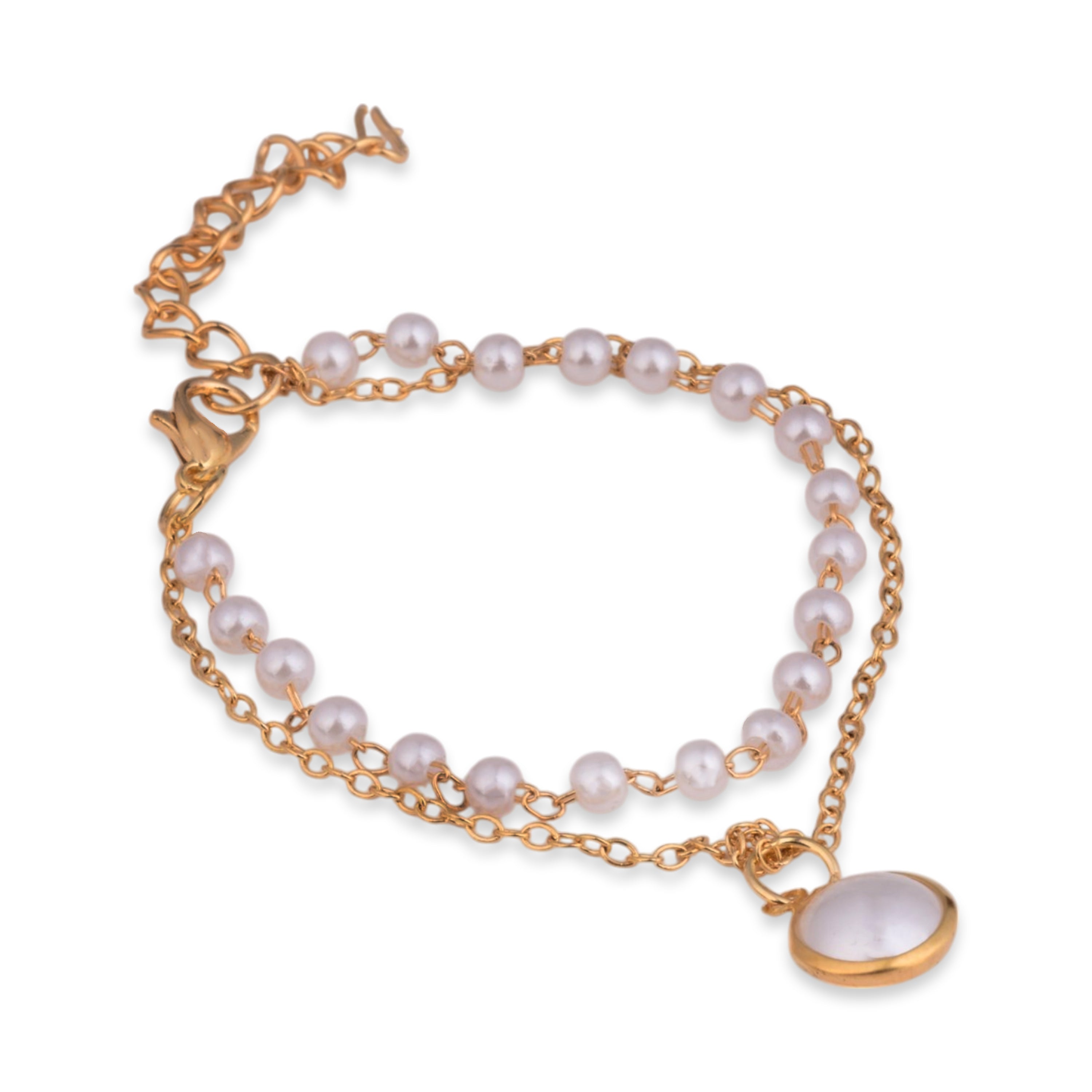 Golden Pearl Symphony- Bracelet