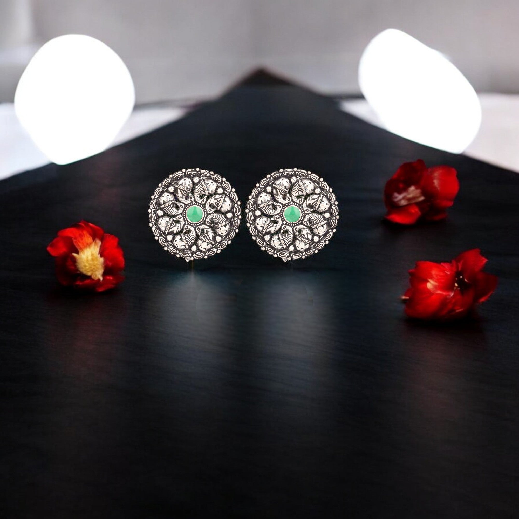 Emerald Aviary Earrings