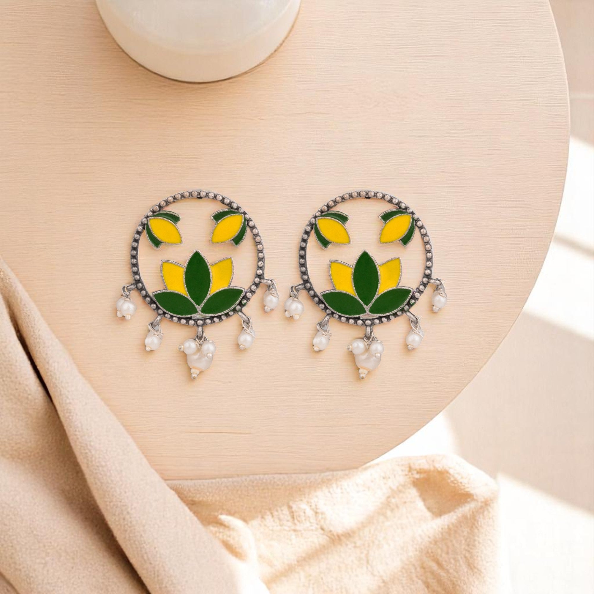 Mystic Lotus-Yellow & Green