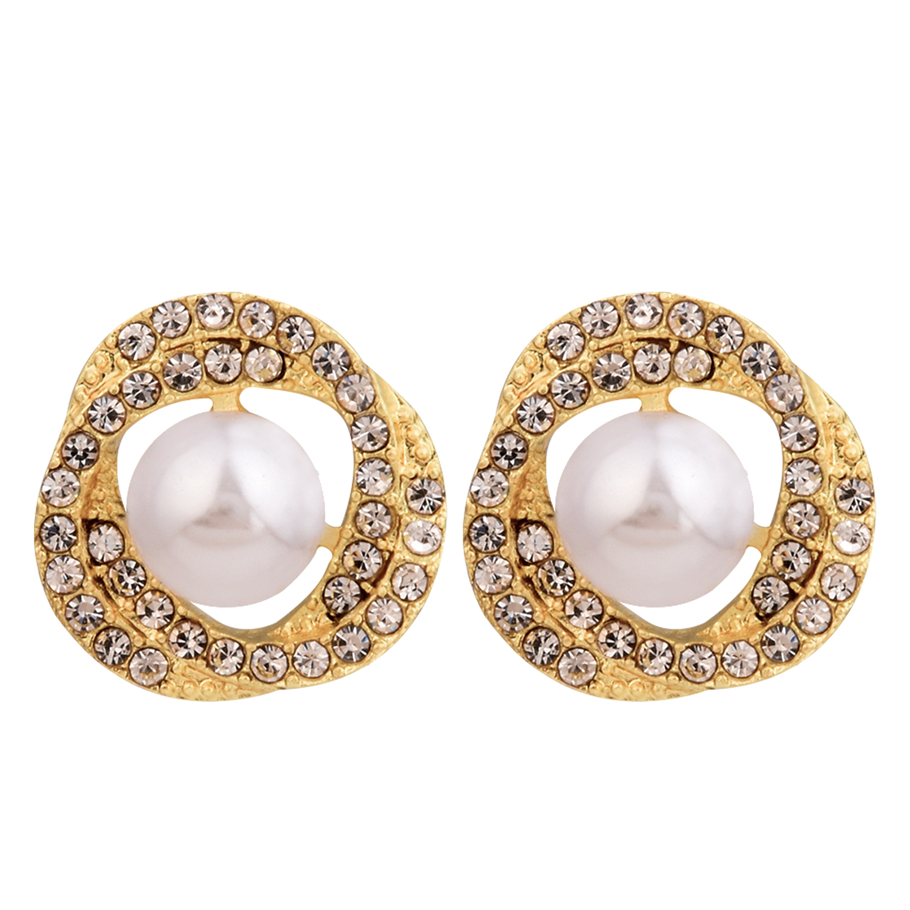 Golden Luxe Pearl Earrings