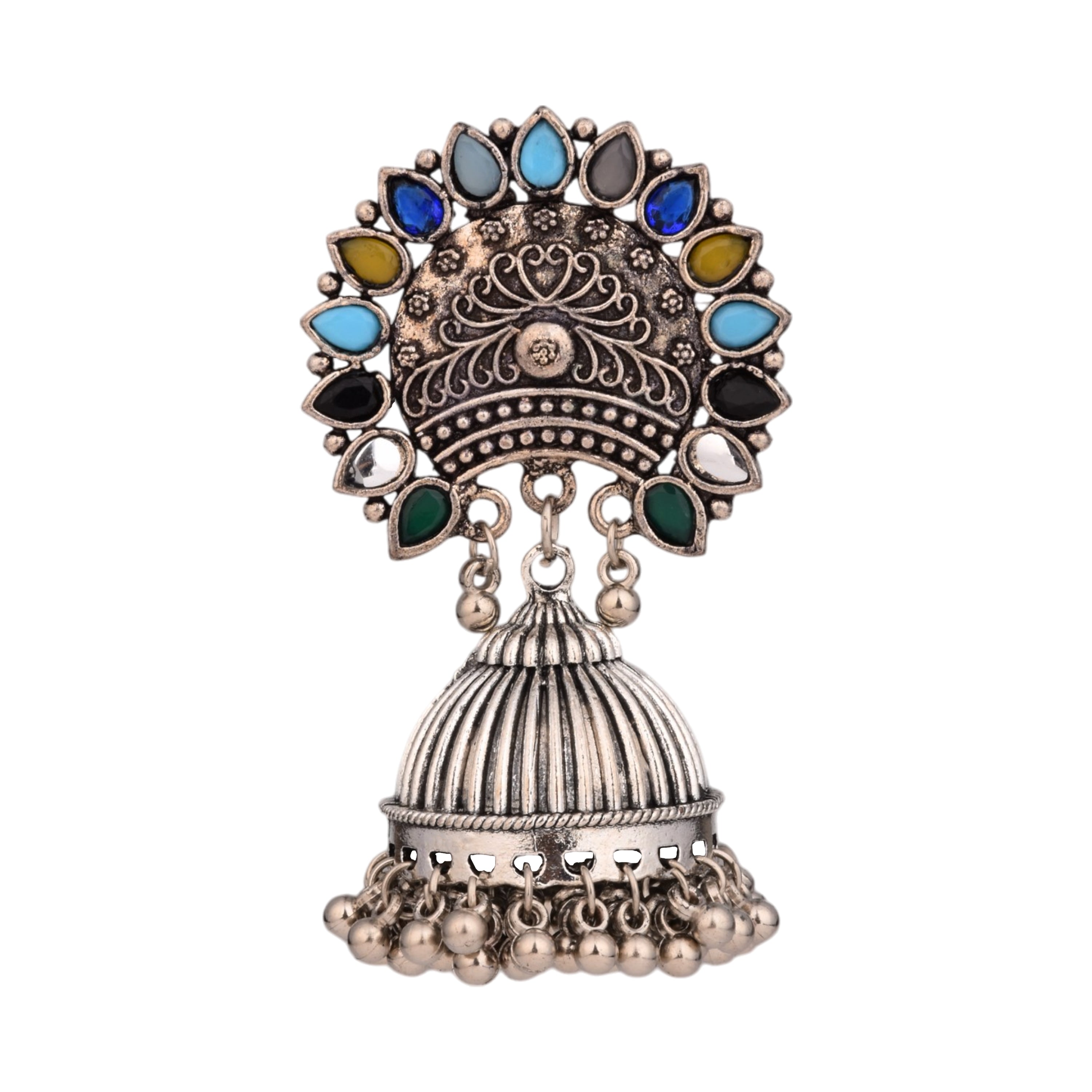 Indigo Royalty Earrings -multi