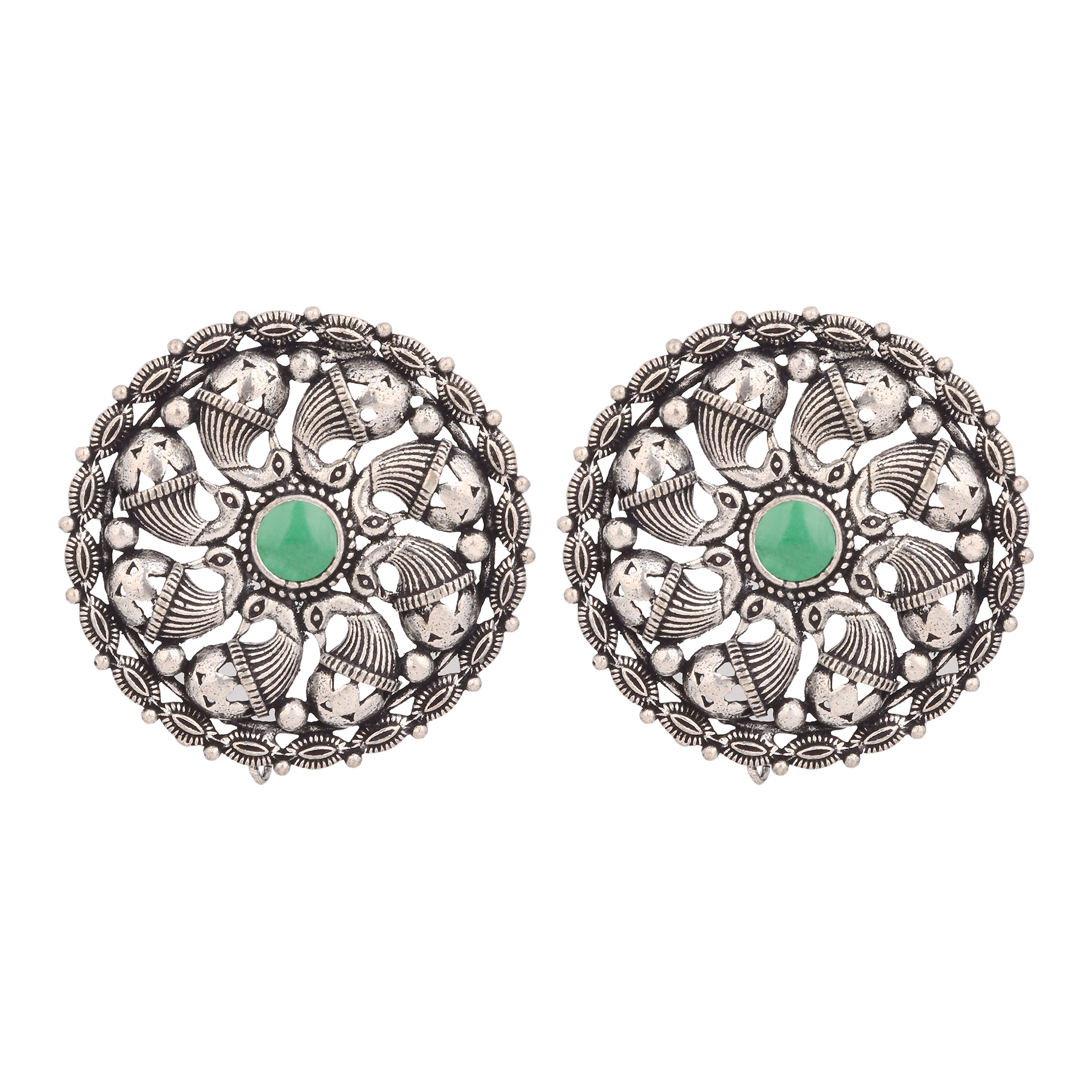 Emerald Aviary Earrings