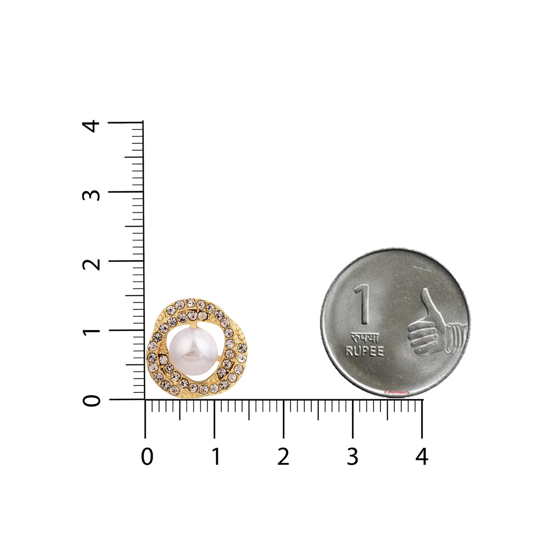 Golden Luxe Pearl Earrings