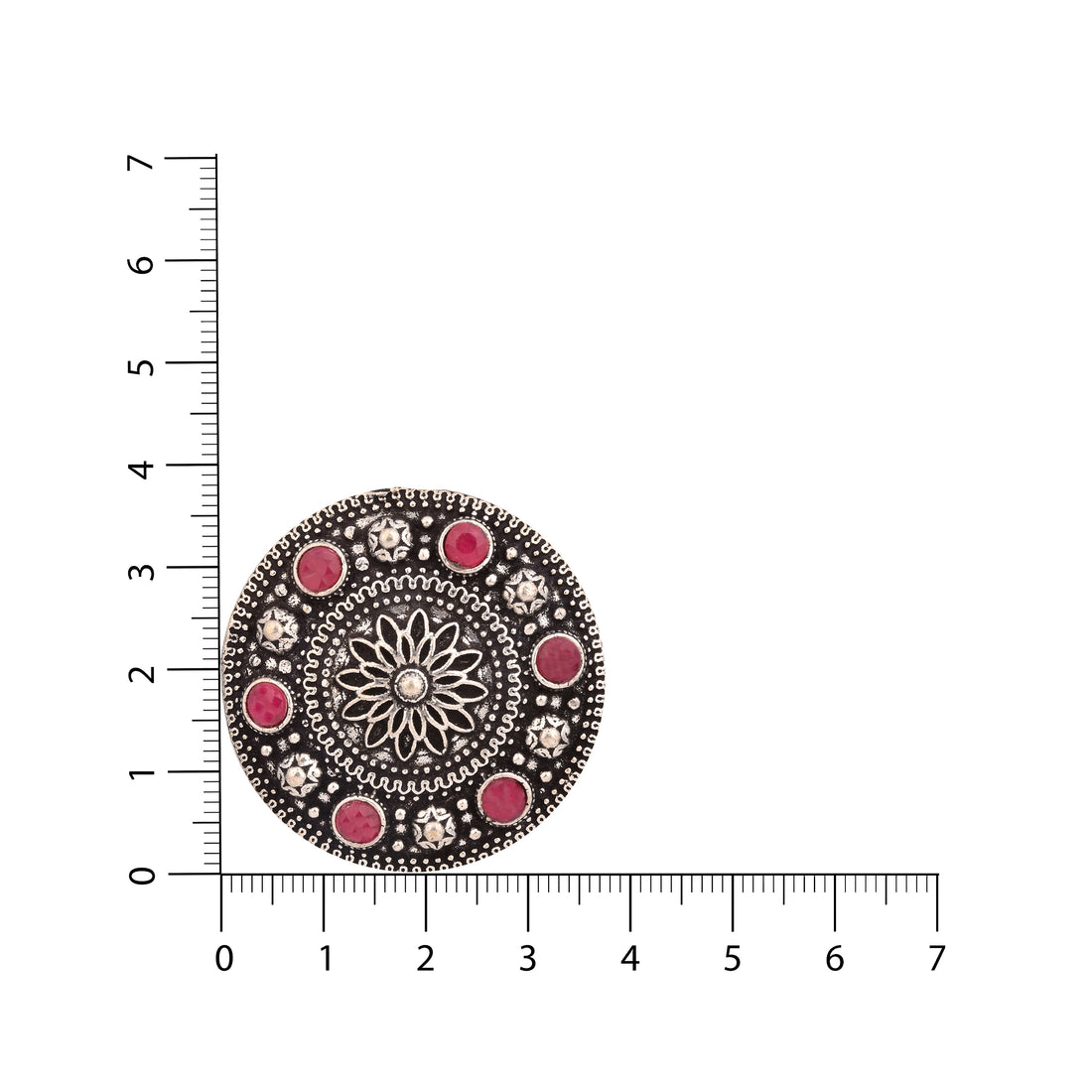 Ruby Radiance Studs- pink