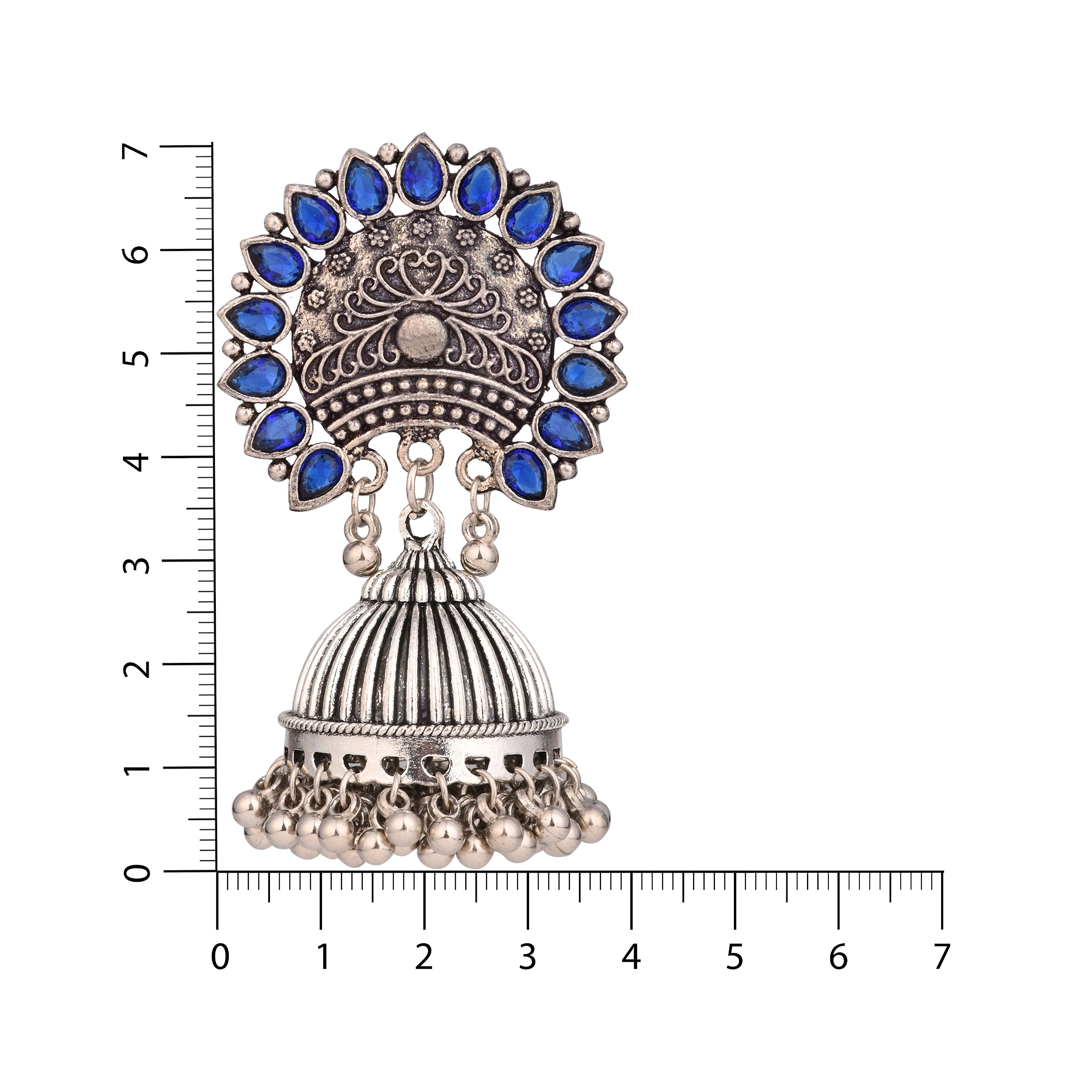 Indigo Royalty Earrings -blue