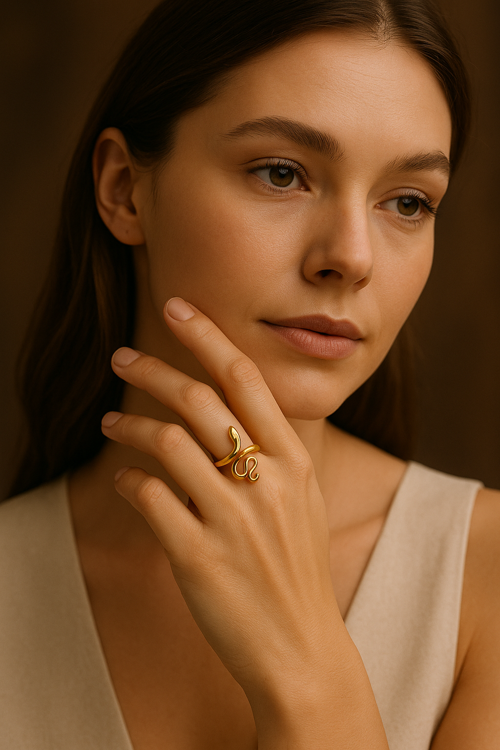 Slither Charm Ring