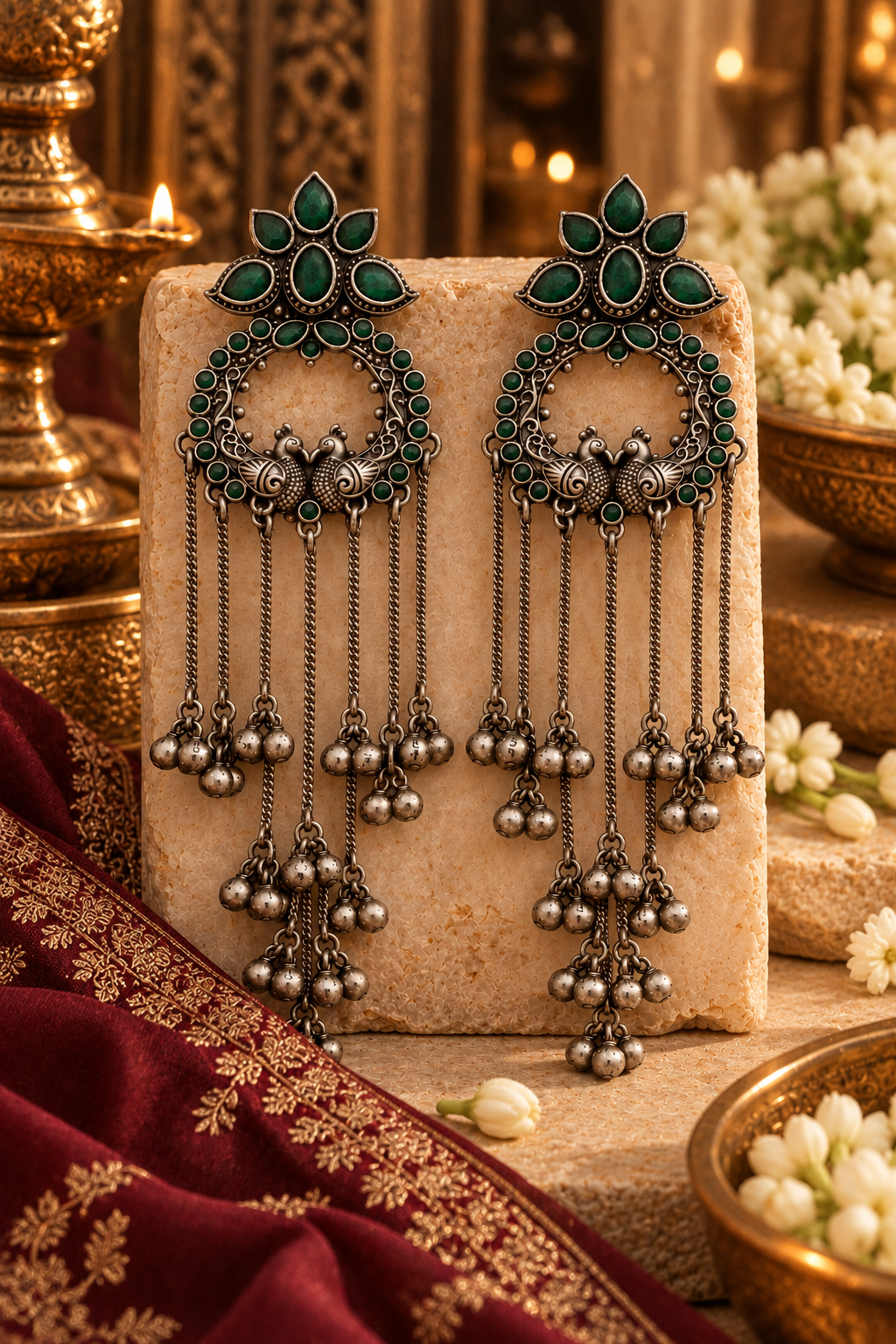 Shyama Peacock Danglers