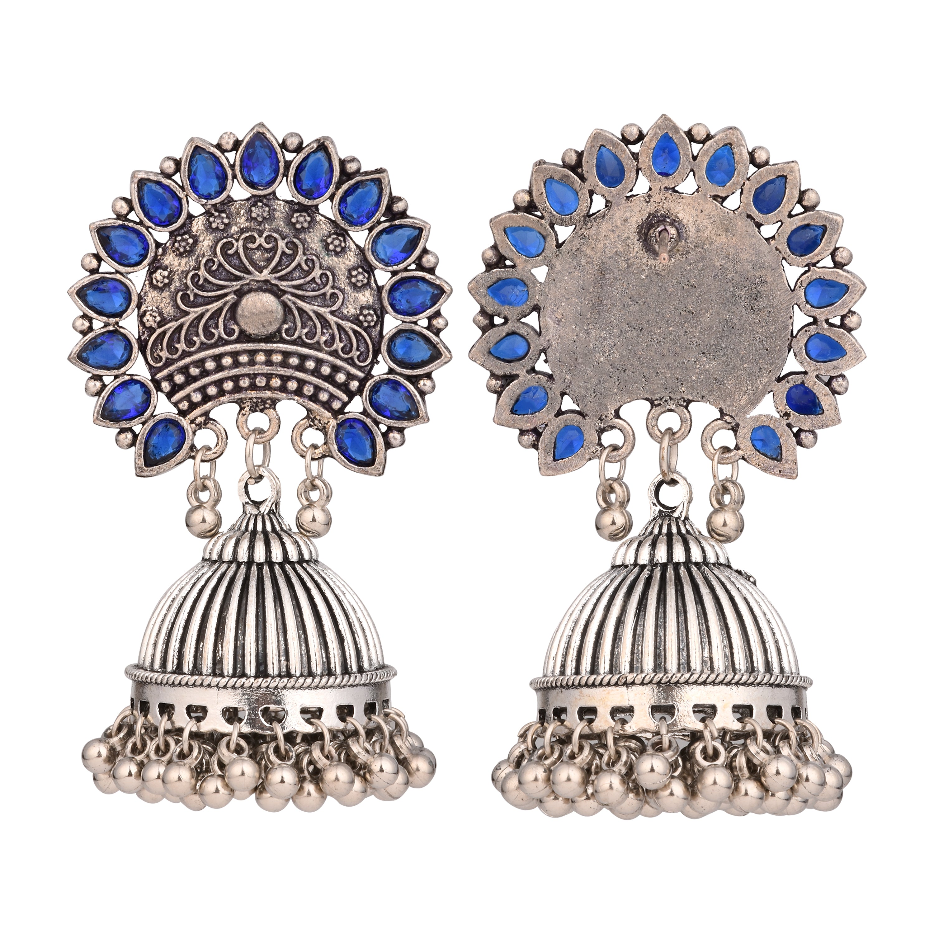 Indigo Royalty Earrings -blue
