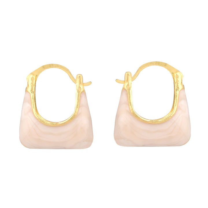 Elegant Satchel Hoops