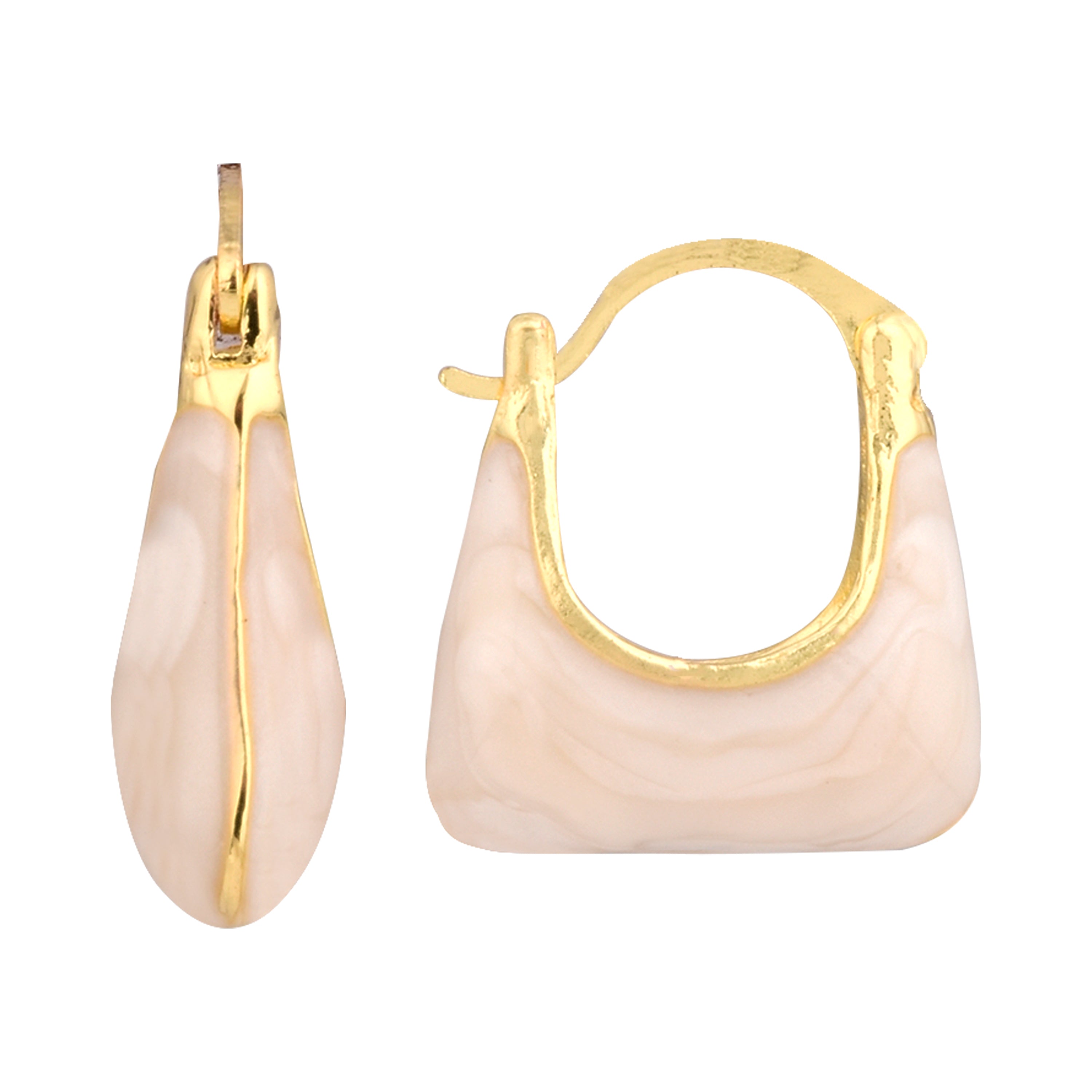 Elegant Satchel Hoops