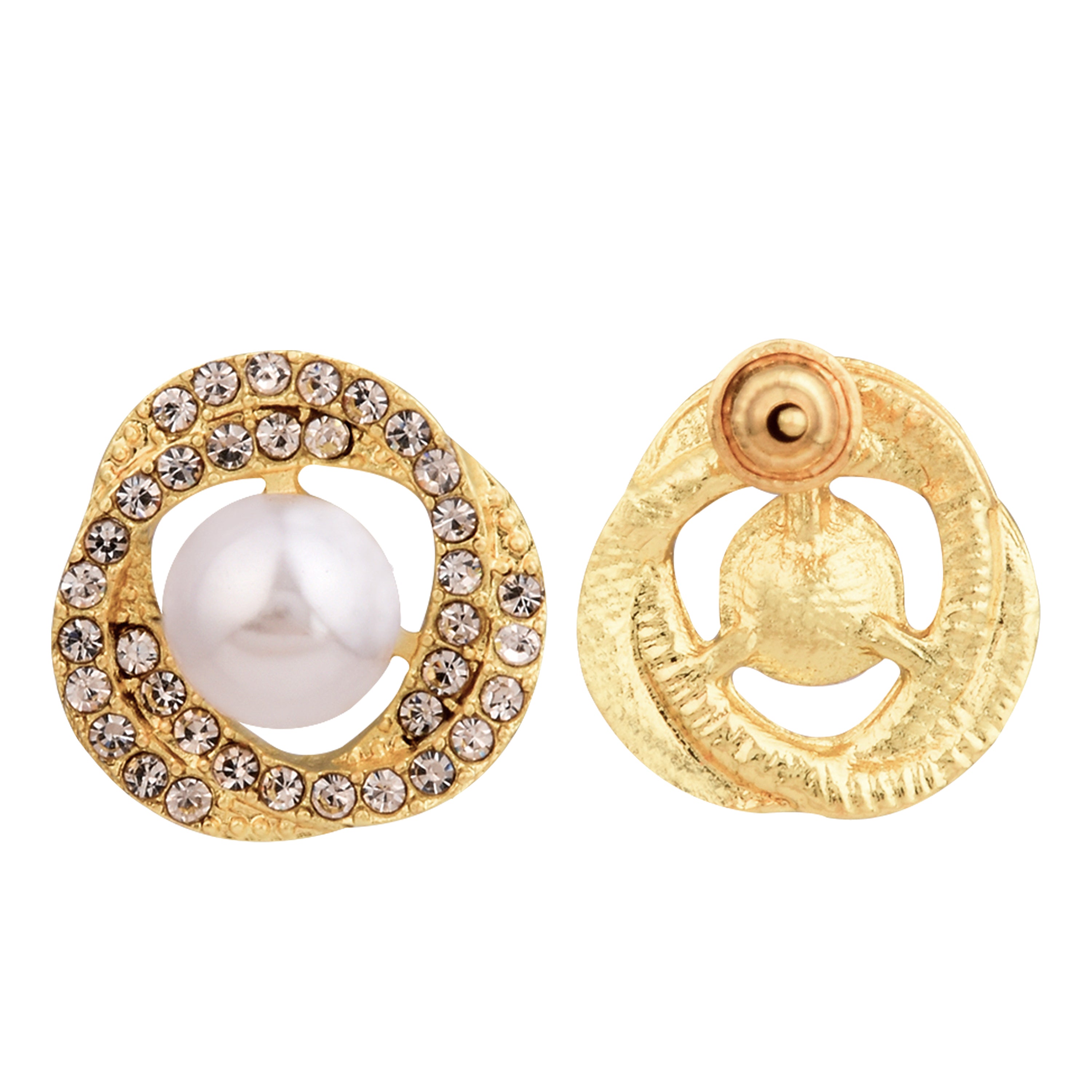 Golden Luxe Pearl Earrings