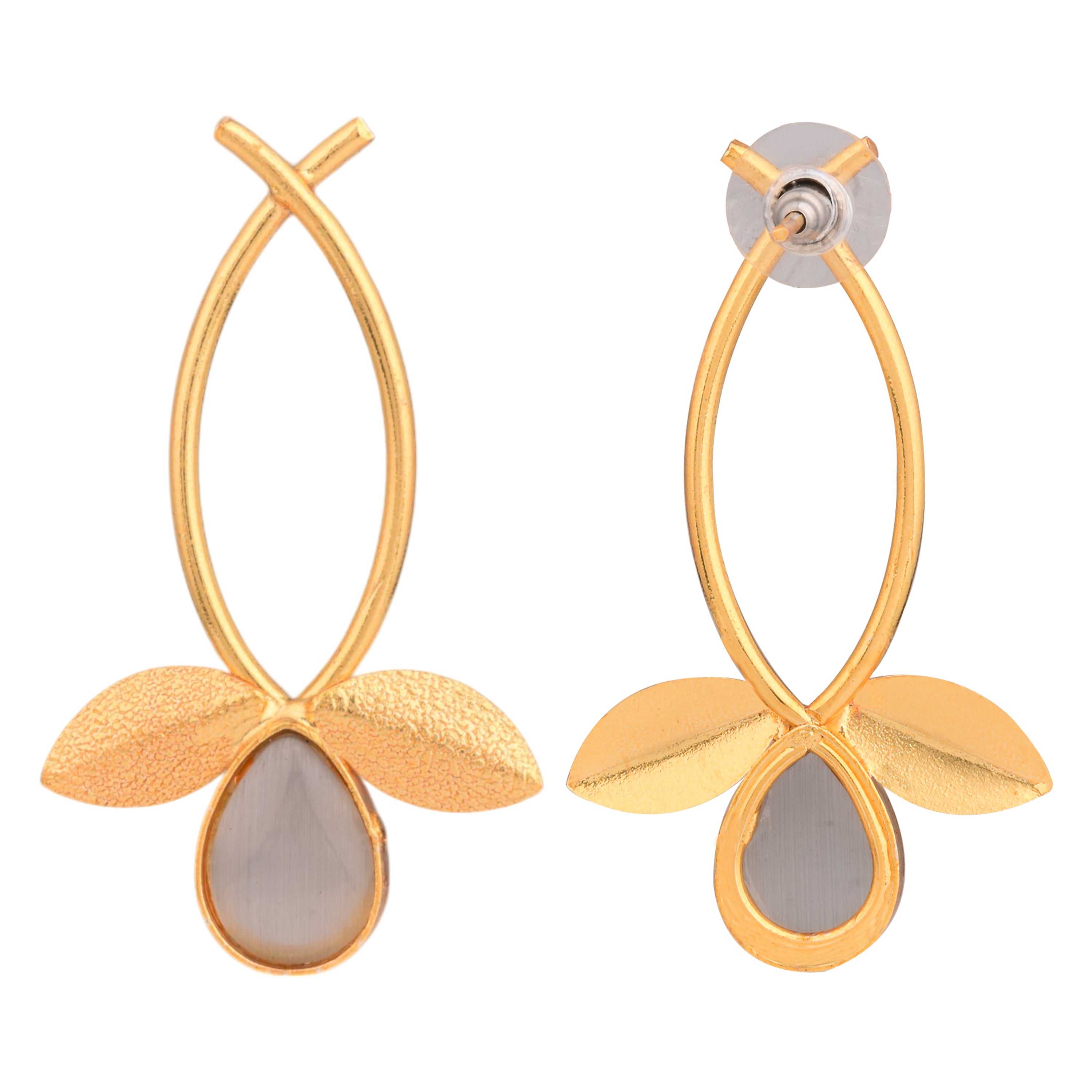 Lustrous Leaflets (light grey)