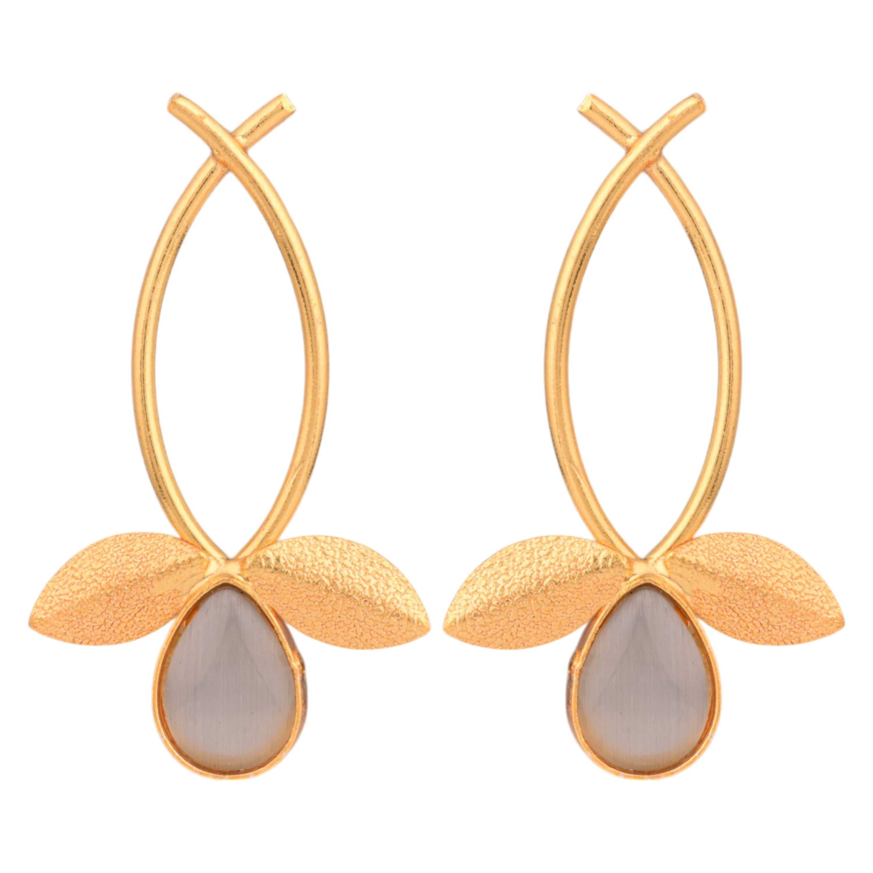 Lustrous Leaflets (light grey)