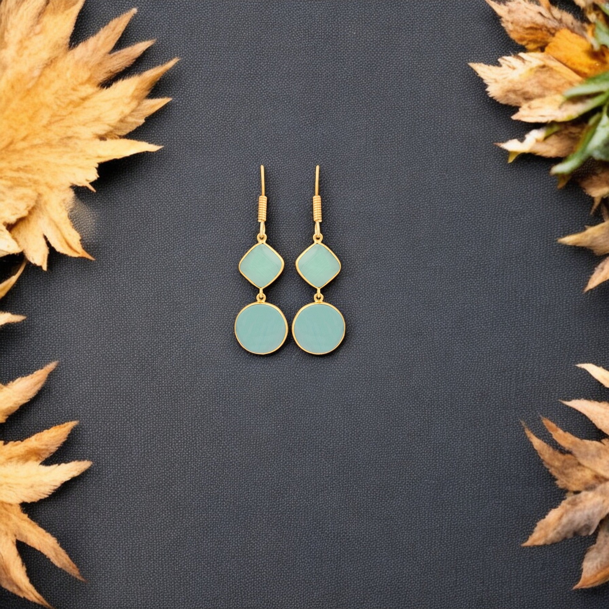 Golden Mirage- turquoise