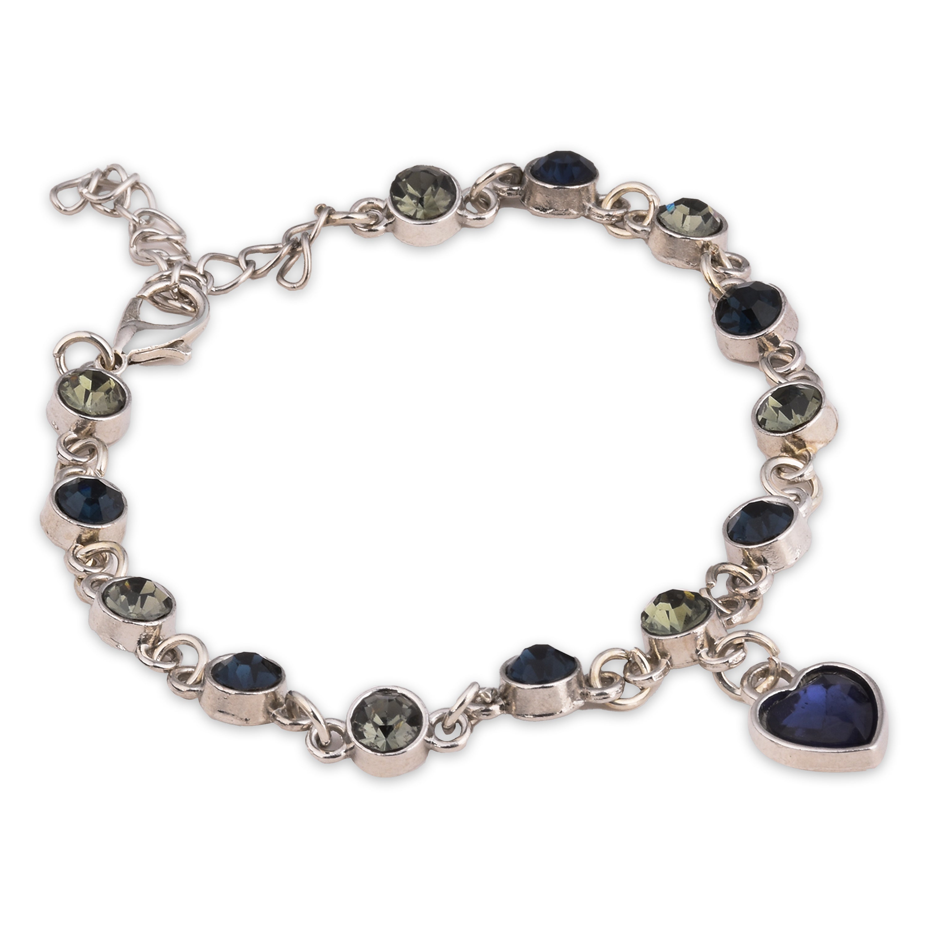 Twilight Heart Charm Bracelet