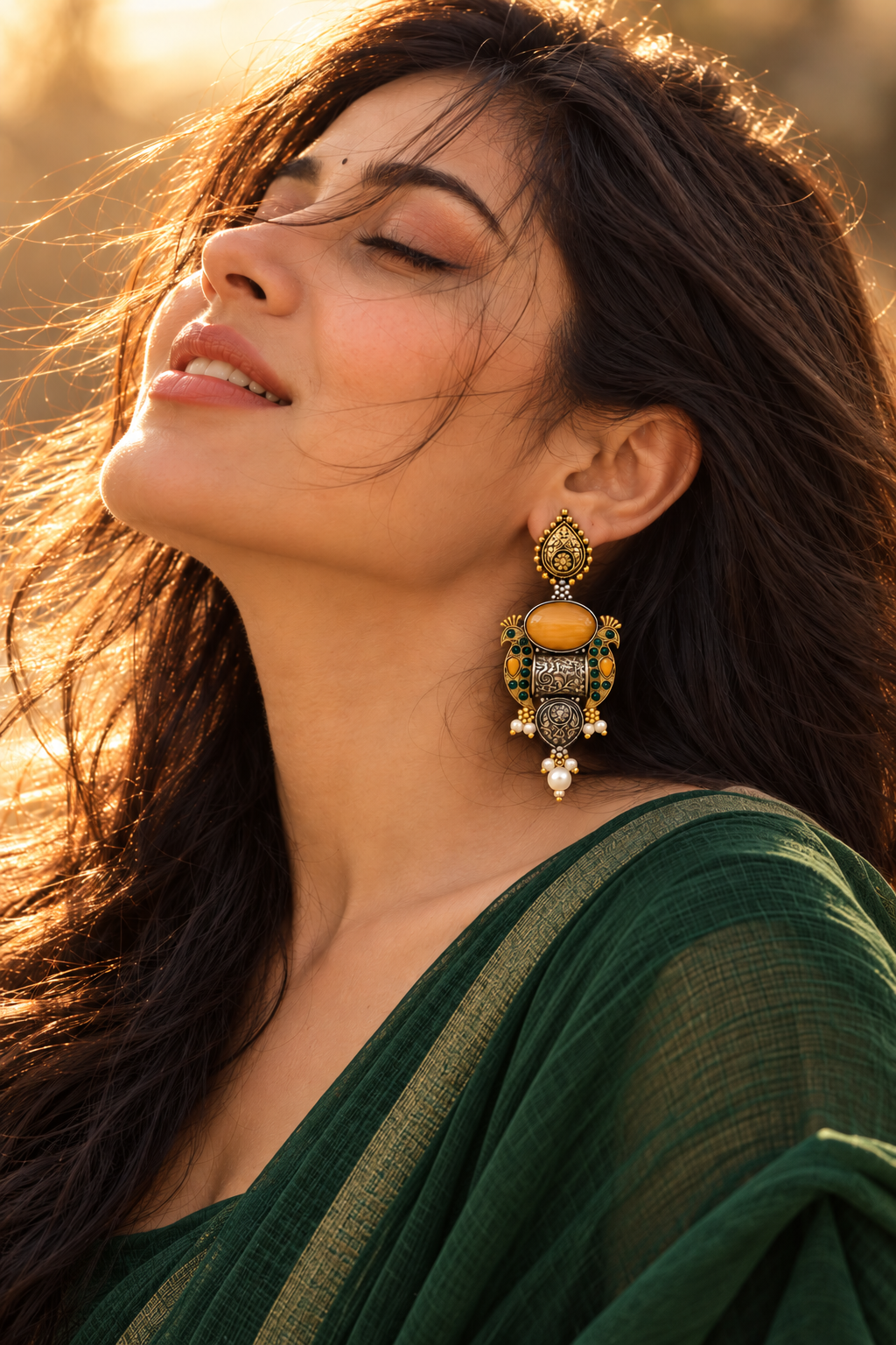 BAISA EARRINGS-YELLOW