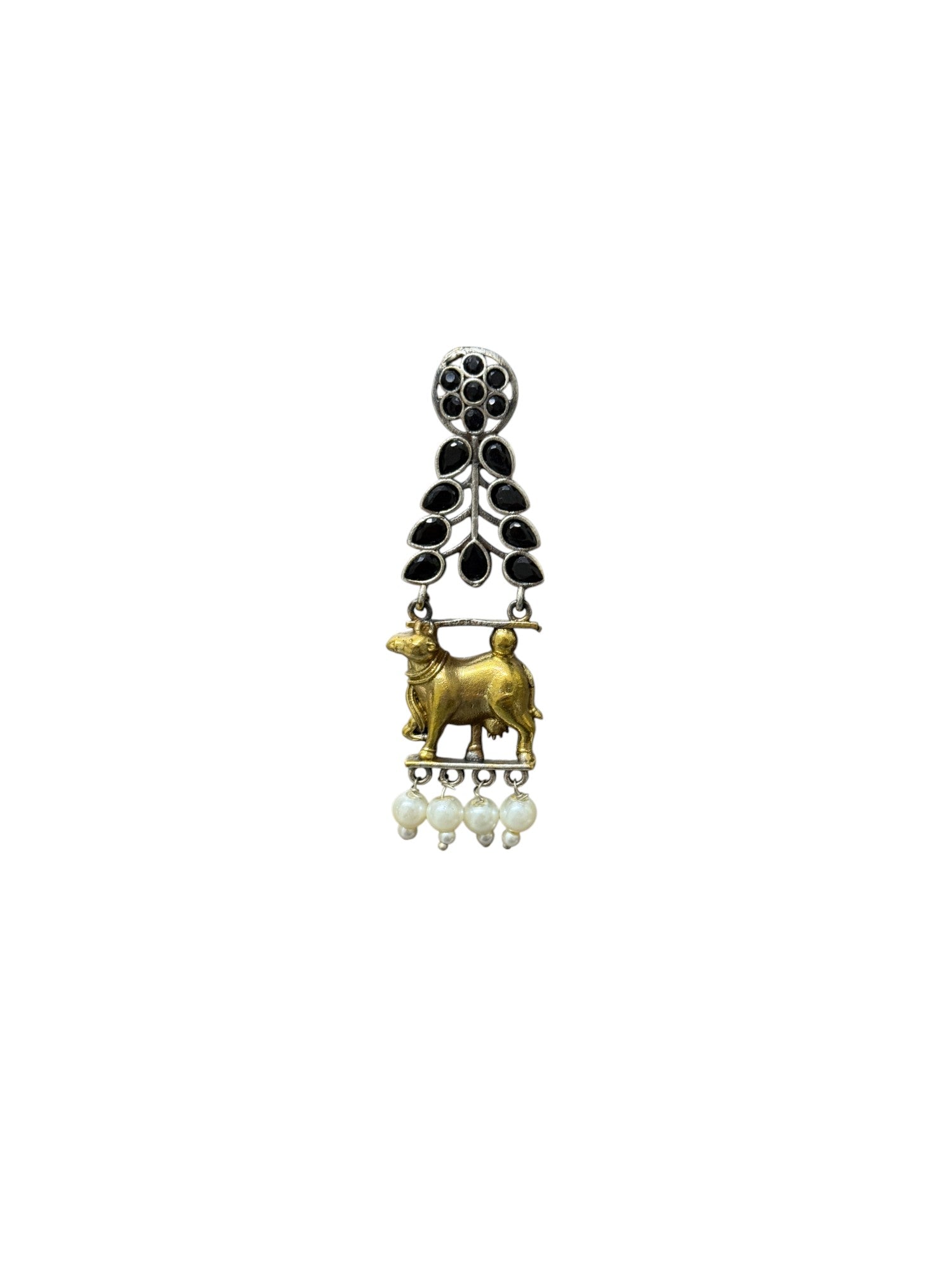 Kamadhenu Grace Earrings-black