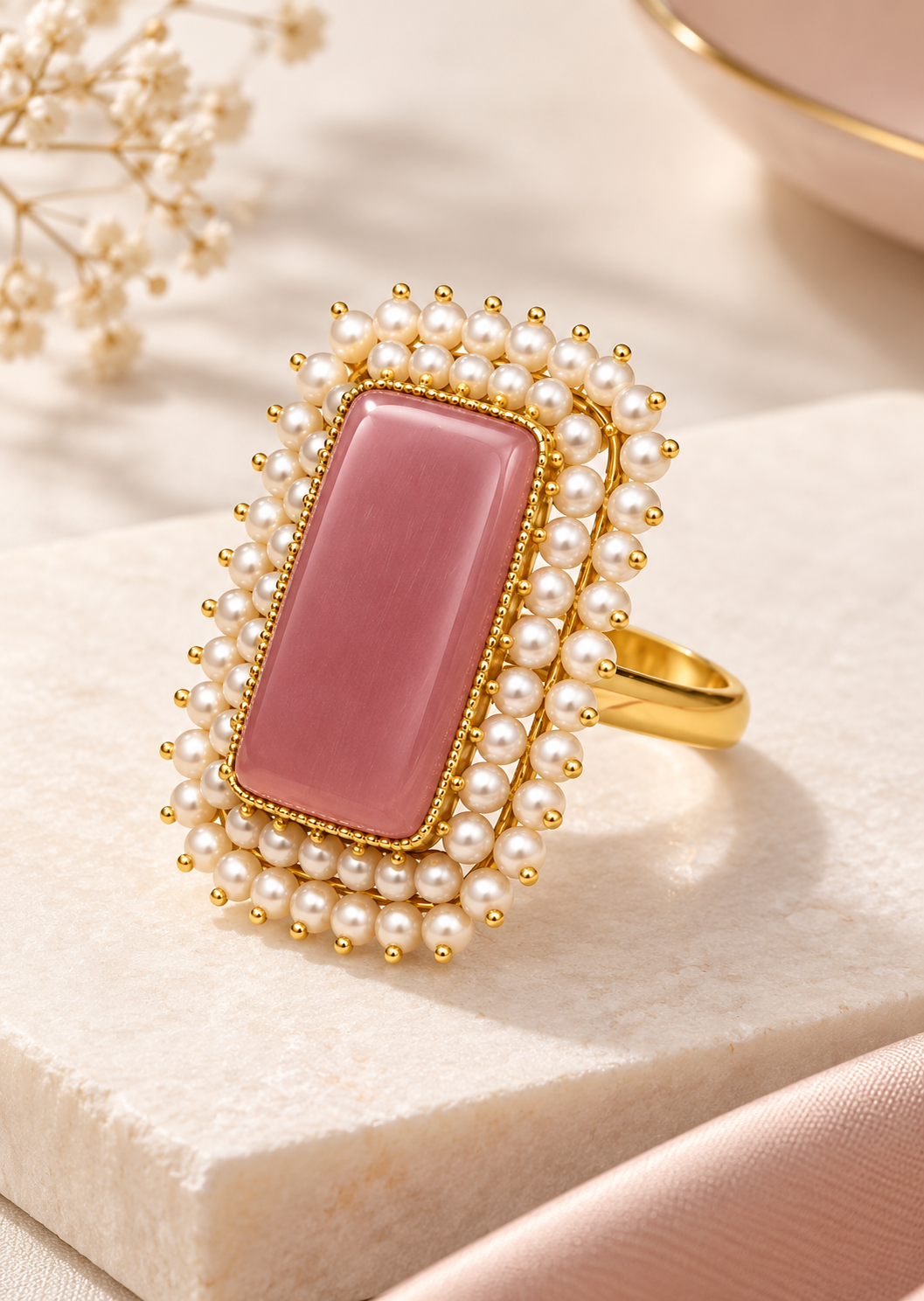 Roseate Empress Ring