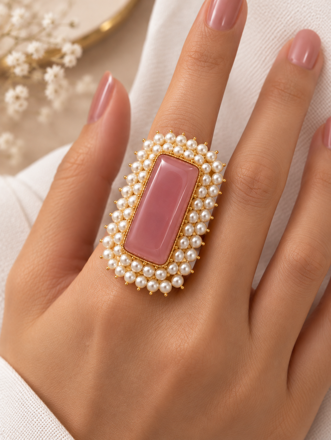 Roseate Empress Ring