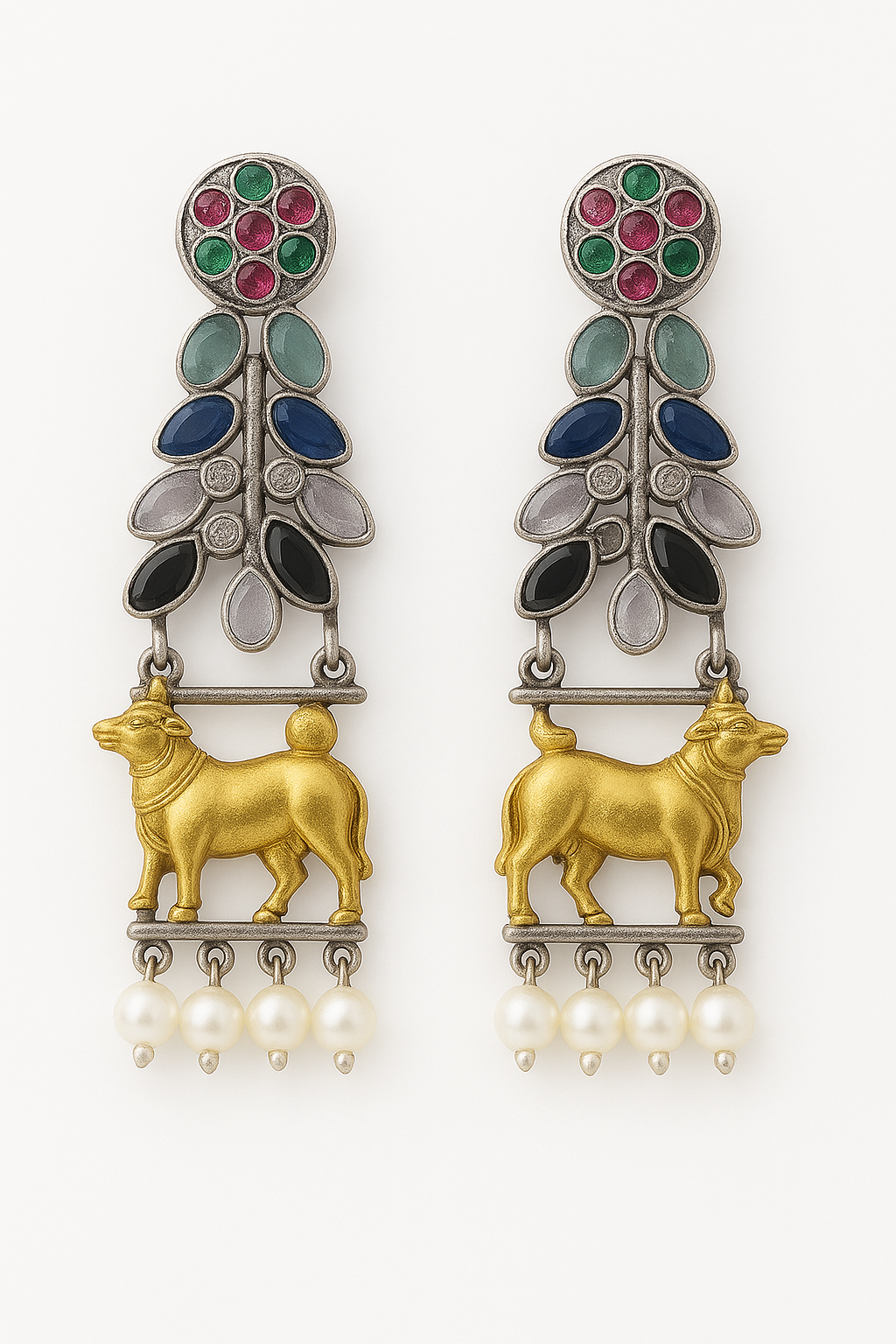 Kamadhenu Grace Earrings- multi